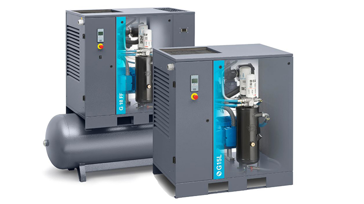 Atlas Copco Gシリーズ油圧ピストンコンプレッサー