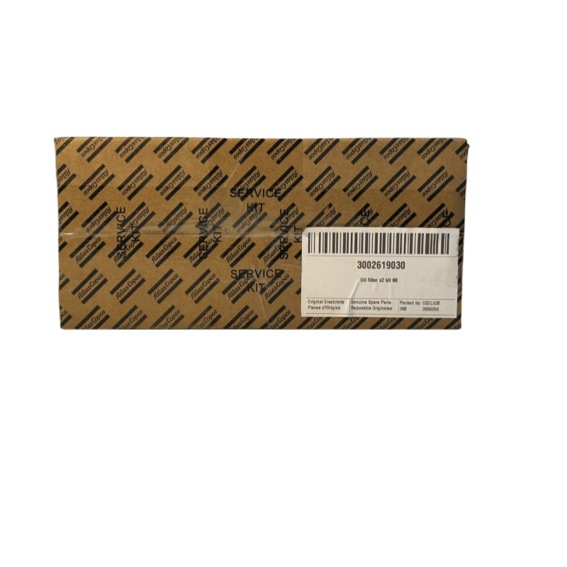 3002619030 ATLAS COPCOエアコンプレッサーオイルフィルターX2キット8K本物