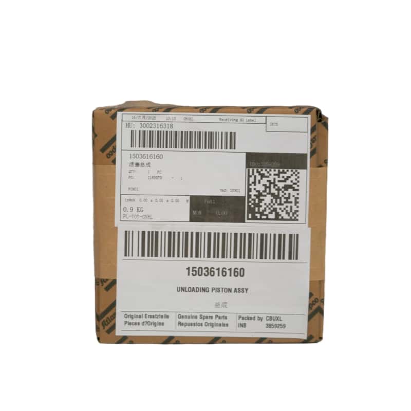 Atlas Copco 1503616160ピストンコンプレッサー用のピストンアセンブリのアンロード