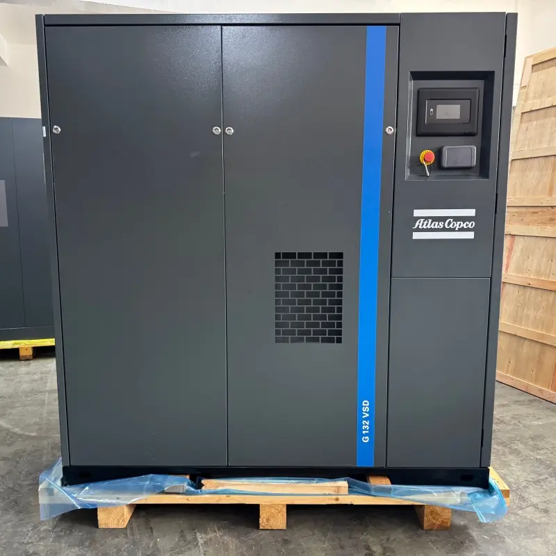 アトラスコプコ G132VSD オイル注入スクリュー コンプレッサー 400V 50HZ 可変速度ドライブ