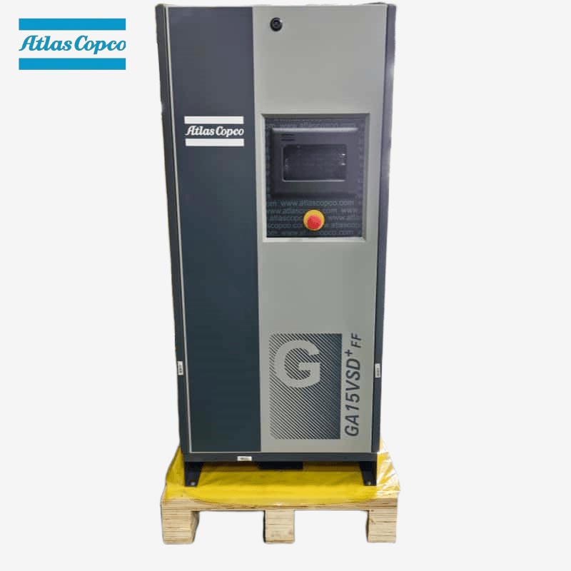 アトラスコプコ GA15 VSD Plus FF 15kW 20HP 可変速オイルインジェクションスクリューエアコンプレッサー一体型ドライヤー