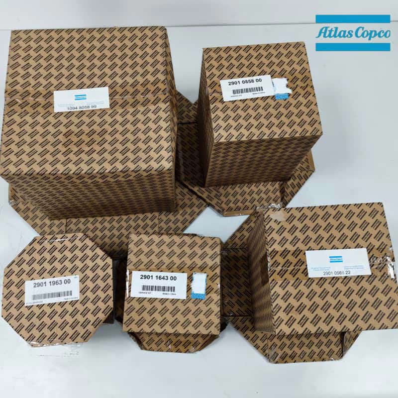 アトラスコプコの予備品油分離器キット 2901085800 2901164300 2901196300 1094805899 2901056622