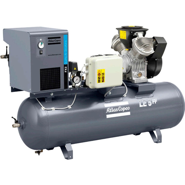 Atlas Copco Piston Compressors LZ LF LFX LFXDシリーズ用のオイルフリーの往復コンプレッサーを自動的にステージに上演